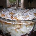 parmentier de boudin aux oignons , pommes et noix