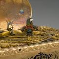 Snuffbox with musical mechanism, Switzerland, early 19th C.