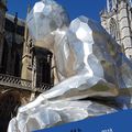 J-2 Clôture du Parcours des sculptures 2018. Visite dimanche 16 septembre :rendez-vous à 14 h à la Gare SNCF avec les sculpteurs