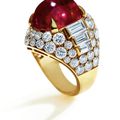 An important ruby and diamond 'Trombino' ring, by Bulgari