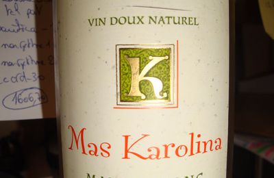 Mas Karolina 2005 maury blanc