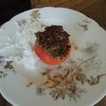 Tomates farcies aux champignons - sans gluten 