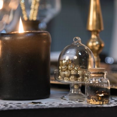 { décoration table réveillon }