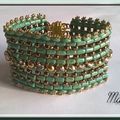 bracelet rulla turquoise green picasso