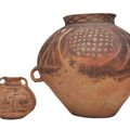 Two neolithic stoneware jars, Majiayao culture, mid 3rd millennium BCE
