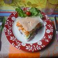 Millefeuille de crudité