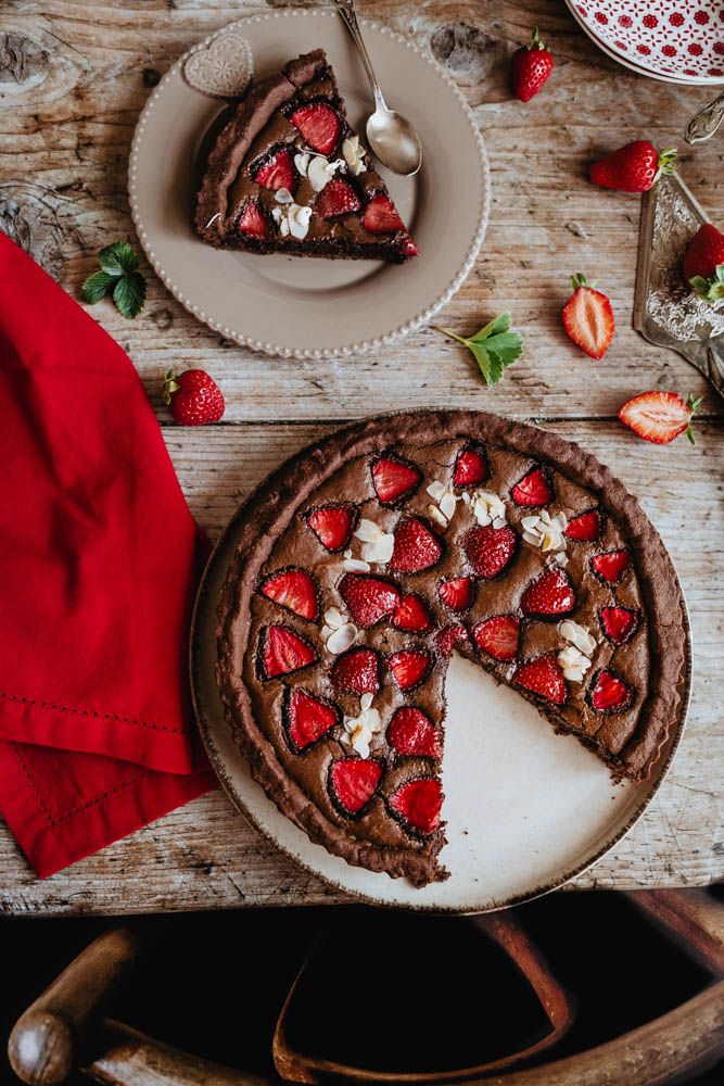 tarte chocolat, dessert fetes des mères, fete des pères, fete des grands mères, facile, chocolat, fraises