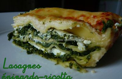 Lasagnes épinards-ricotta