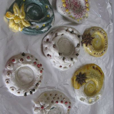 Des bougeoirs pour Noël