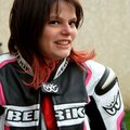 Audrey qui représente la catégorie sport 2 Dark Dog Rallye Moto Tour 2015  Rendez-vous dans le Var le 22 & 23 mars 