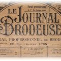 Un super cadeau : le journal des brodeuses de 1953 :-)