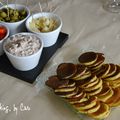 Petits blinis et rillettes de thon