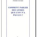 Connaissez-vous Pierre Bayard ?