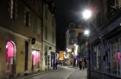 Photos de nuit prises à Rennes le 10 novembre 2024