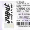 Catherine Ringer + Sparks - Lundi 4 Septembre 2017 - La Cigale (Paris)