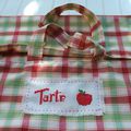 le sac à tarte terminé!