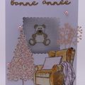 Carte cadre douceur - Sweet card with framework