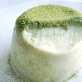 Pana Cotta light au green tea (thé matcha)