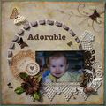 Page shabby pour mon adorable petite-fille !