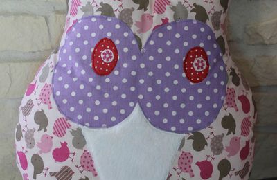 Coussin Hibou 46 cm