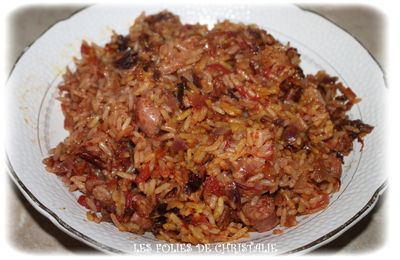 Rougail de saucisses au Cookéo