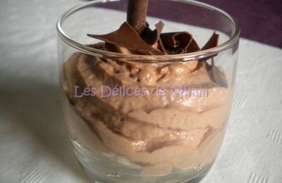 Verrine de bananes à la mousse de Nutella