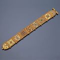 Giacinto Melillo (Naples 1845-1915), Archeological revival bracelet, Naples, circa 1870