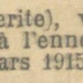 BRUNET Jean Baptiste Anatole (Ceaulmont) + 28/02/1915 Perthes les Hurlus (51)