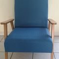 LE FAUTEUIL" de Tante Marthe" années 50 pieds compas (réservé)