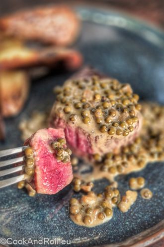 Recette de tournedos Irish au poivre vert et whiskey irlandais