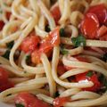 Spaghetti con colatura di alici 