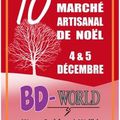 Grand Marché Artisanal de Noël!   au BD-World Wavre 