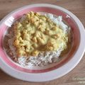 Crevettes au lait de coco et au curcuma