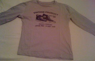 teeshirt longue manche 4-5 ans