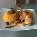 Tajine de poulet aux olives, au fenouil et aux citrons confits (Maroc)