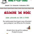 Marché de Noël à Anzy-le-Duc