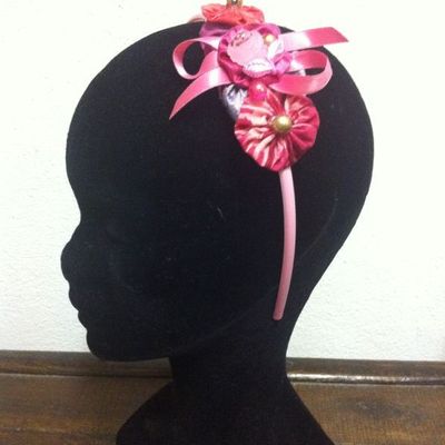 Serre tête Rose 
