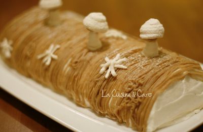 Bûche Mont Blanc