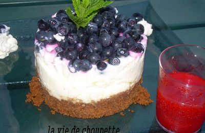 Cheesecakes au citron et brimbelles