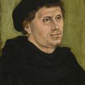 Lucas Cranach the Elder (Kronach 1472 - 1553 Weimar), Portrait of Martin Luther (1483-1546), 1517