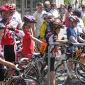 Préparatifs de course cycliste à Jersey le 21 mai 2009