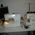 Mon atelier couture ... et besoin d'une nouvelle machine à coudre !!!