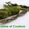 Menu " Vert mousse" , Acte II : Quiche mousse d'asperges et petits pois 
