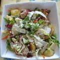 Pomme de terre douce & salade