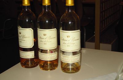 1 Yquem, 2 Tokay