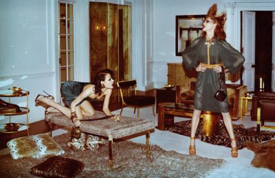 Iselin Steiro & Kinga Rajzak by Steven Meisel for Lanvin Spring 2011 Campaign Preview 