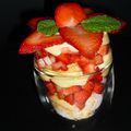 Fraisier en verrine