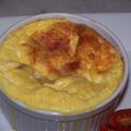 Clafoutis au jambon de Parme et mozzarella