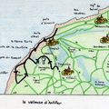 Petite carte de la valleuse d'antifer et du site d'Etretat