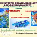 Exposition - Portes Ouvertes des ateliers d’artistes de Boulogne - 7 et 8 octobre 2017